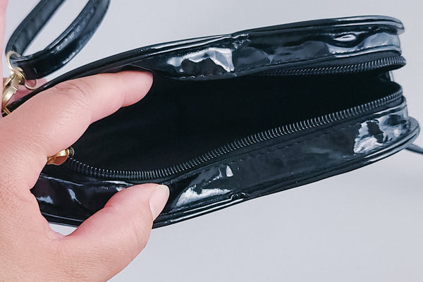 Girls Heart Purse | Black | Halloween