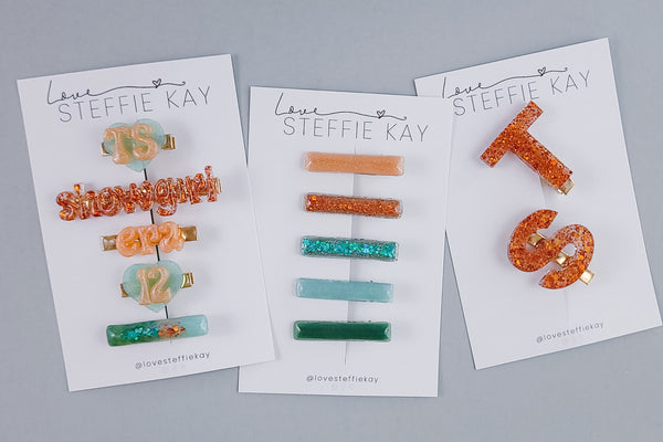Resin Hair Clip Set | TS 12 | 3 Options