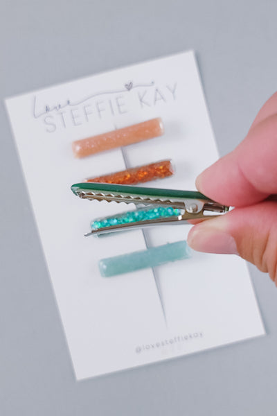Resin Hair Clip Set | TS 12 | 3 Options