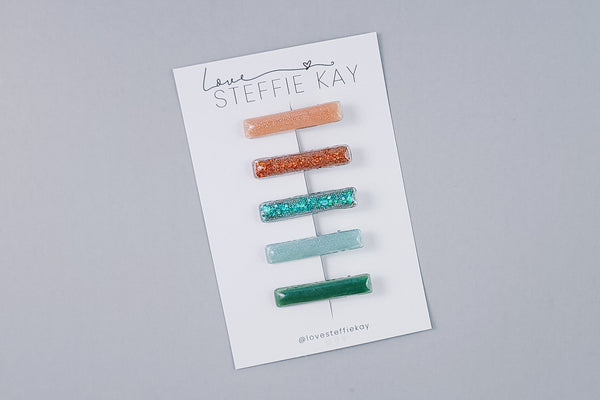 Resin Hair Clip Set | TS 12 | 3 Options