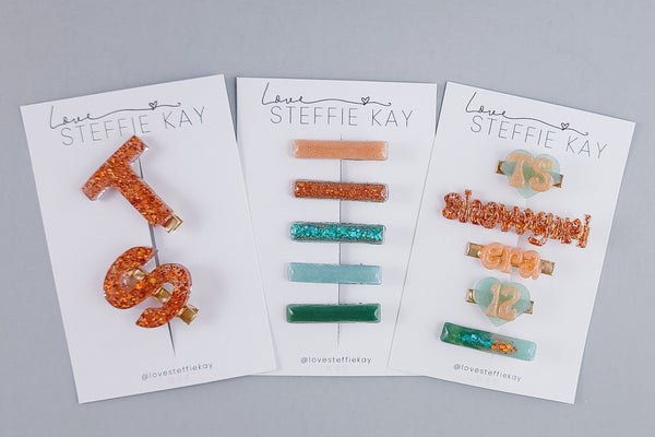 Resin Hair Clip Set | TS 12 | 3 Options