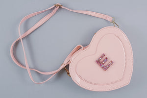 Personalized Girls Heart Purse | Blush