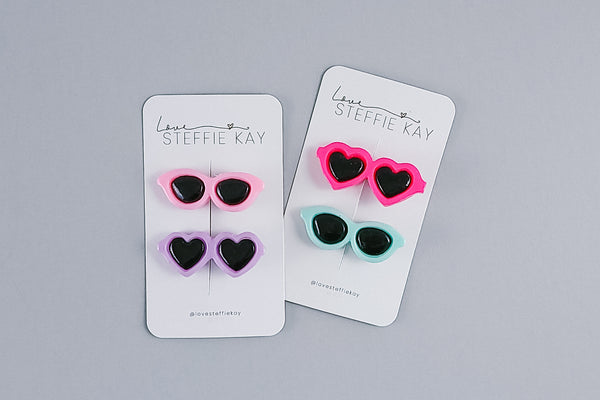 Acrylic Hair Clip | Sunglasses