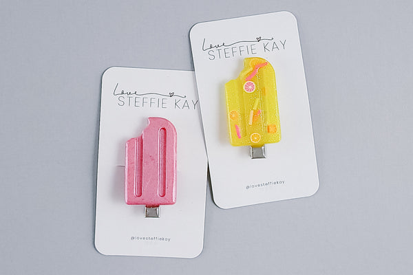 Resin Hair Clip | Popsicles