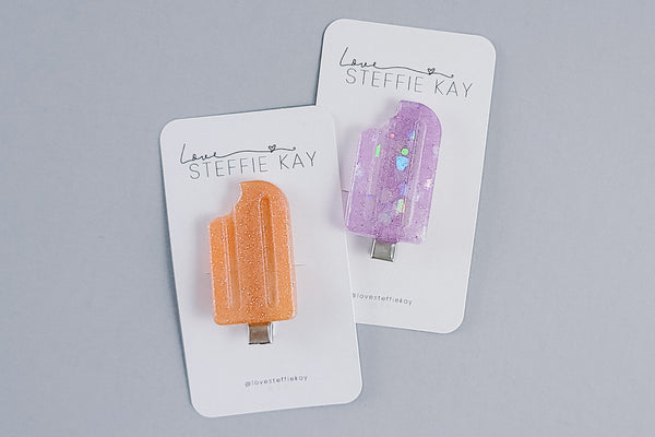 Resin Hair Clip | Popsicles