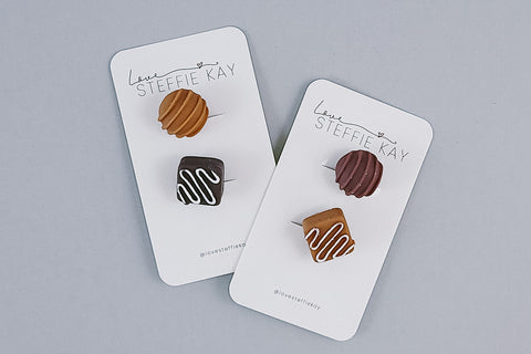 2-Pack Hair Ties | Assorted Chocolates