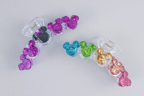 Claw Clip | Glitter Mouse Heads