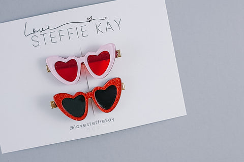 Acrylic Hair Clip | Retro Sunnies | 2 Options