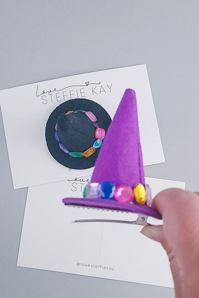 Felt Hair Clip | Witch Hat | 2 Options