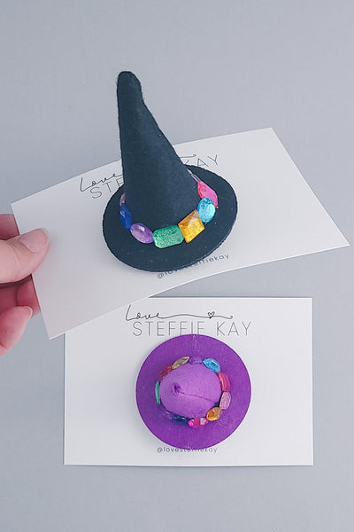 Felt Hair Clip | Witch Hat | 2 Options