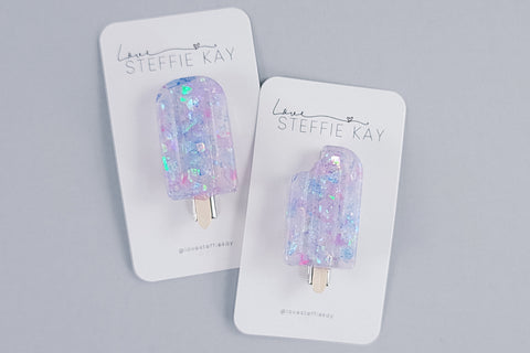 Resin Hair Clip | Ice Popsicles