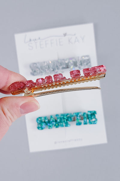 Resin Hair Clip | Swiftie | Glitter | 18 Options