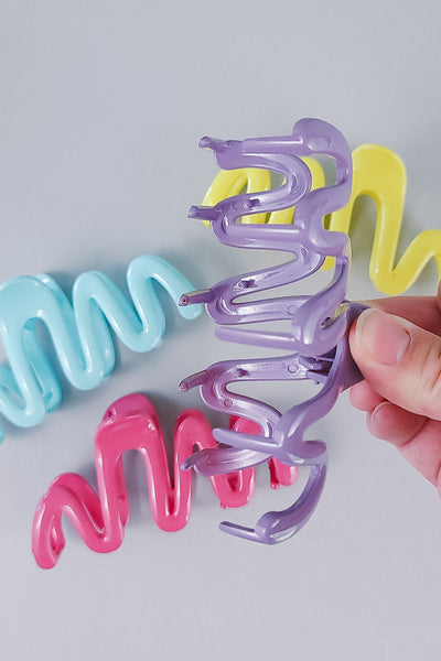 Claw Clip | Squiggles | 4 Options