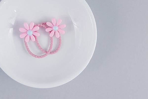 2 Pack Hair Ties | Daisies