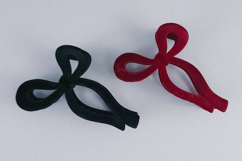 Claw Clip | Velvet Bow | 2 Options