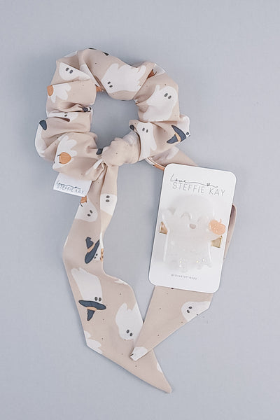 Tie Scrunchie | Witchy Ghosts