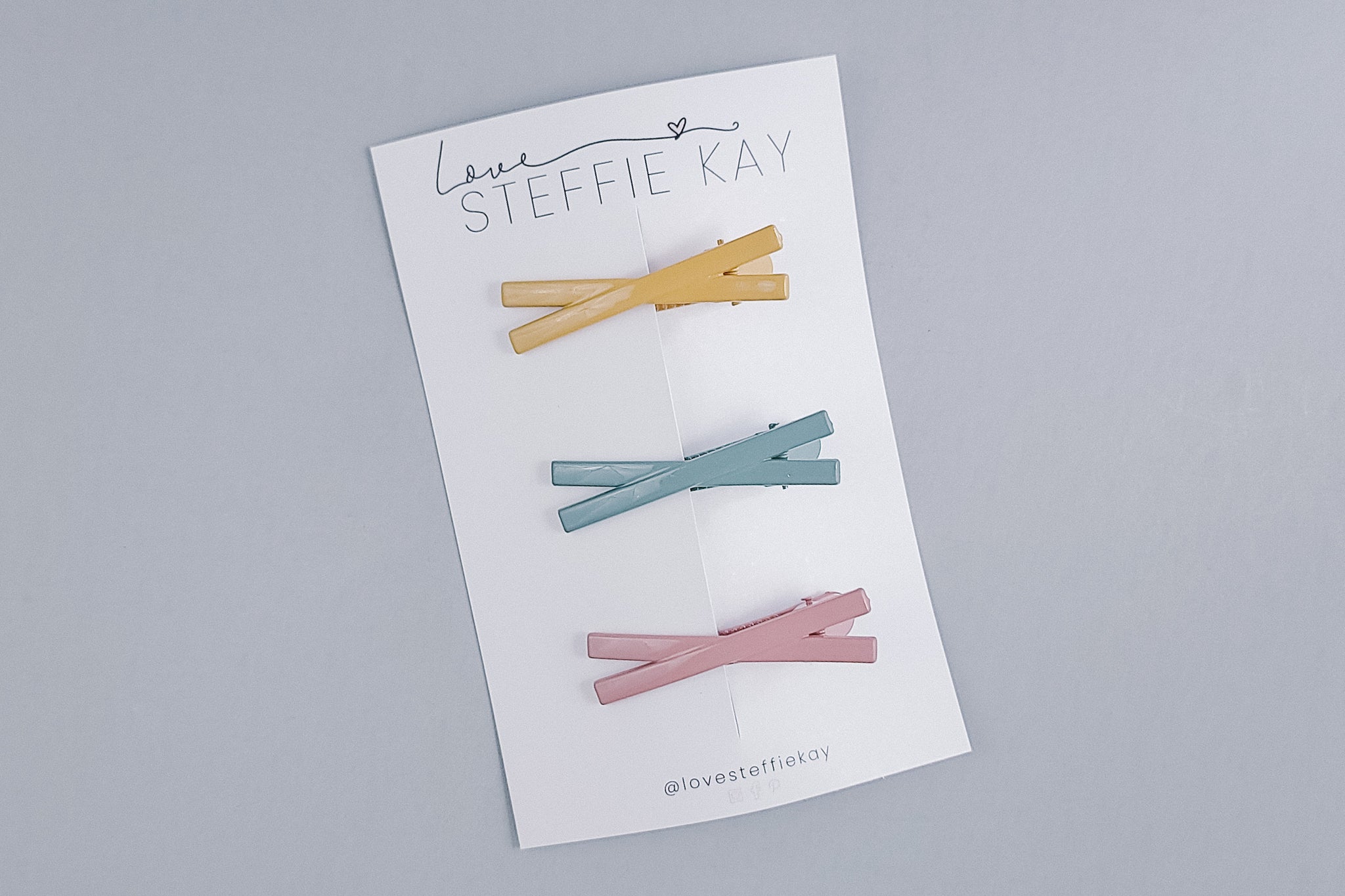 Acrylic X Clips | 3 Pack