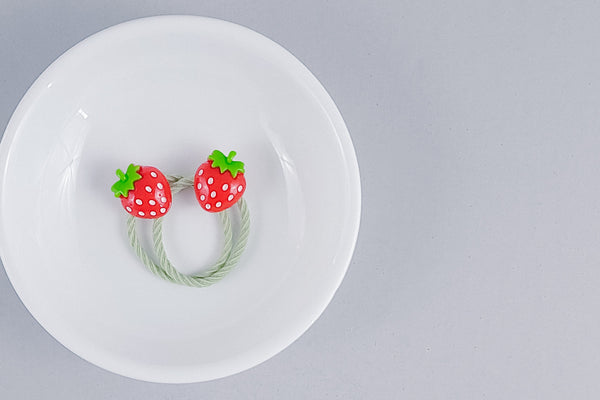 2 Pack Hair Ties | Strawberries