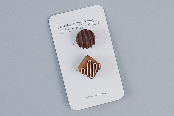 2-Pack Hair Ties | Assorted Chocolates