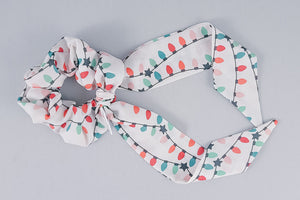 Tie Scrunchie | Holiday Lights