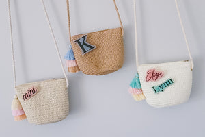 Personalized Kids Straw Purse | 3 Options