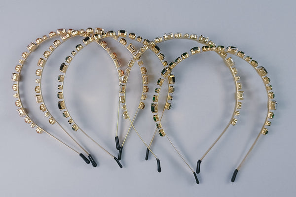 Thin Rhinestone Headband | 5 Options