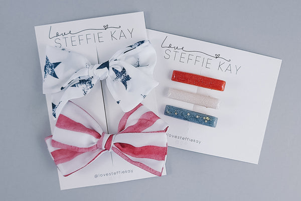 Pinwheel Bow | Stars + Stripes