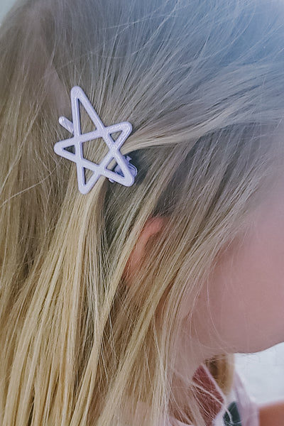 Acrylic Hair Clip | Star | 2 Options