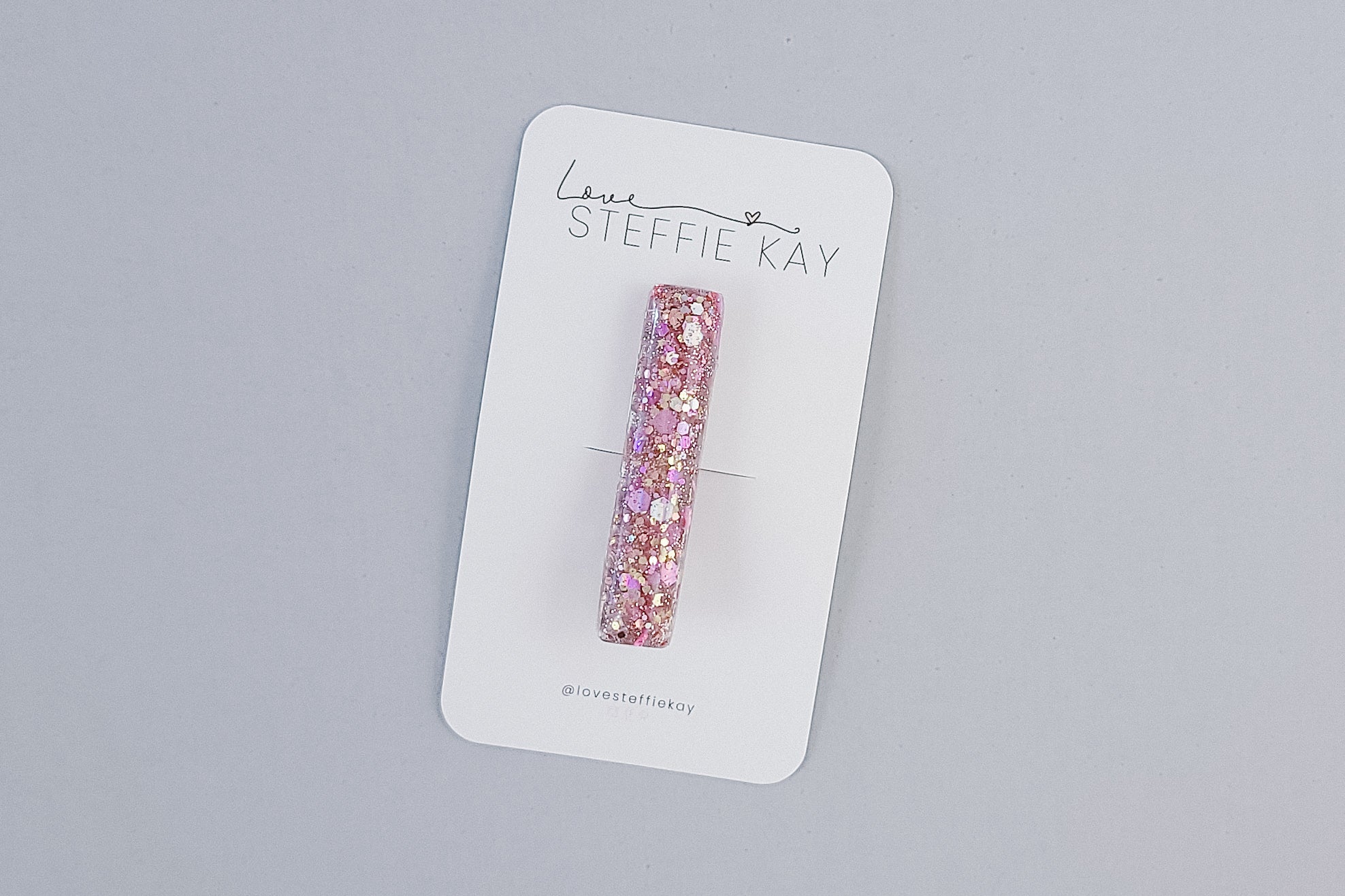 Glitter Resin Bar Hair Clip | 3 Options