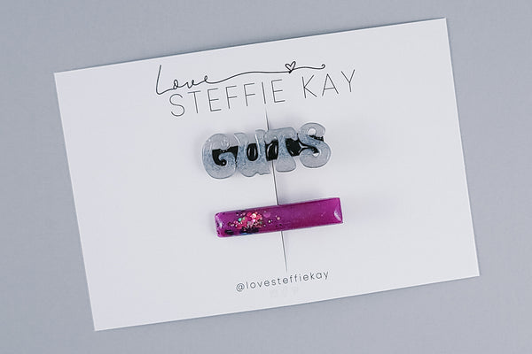 Resin Hair Clip Set | GUTS | 3 Options