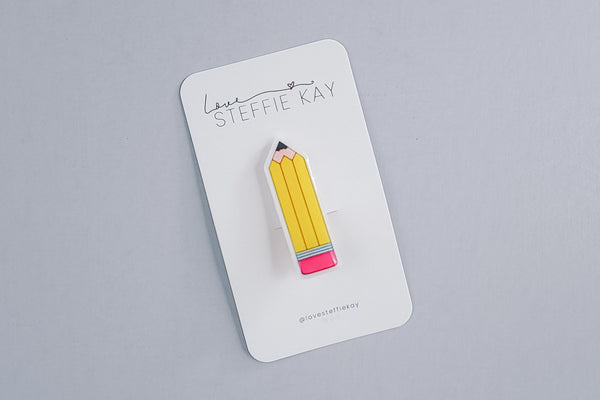 Resin Hair Clip | Pencil