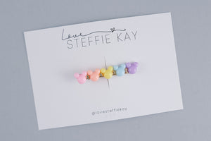 Acrylic Hair Clip | Pastel Mouse Heads