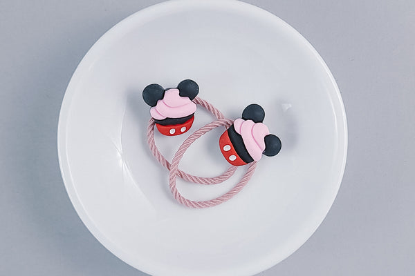 2 Pack Hair Ties | Mouse Cupcakes