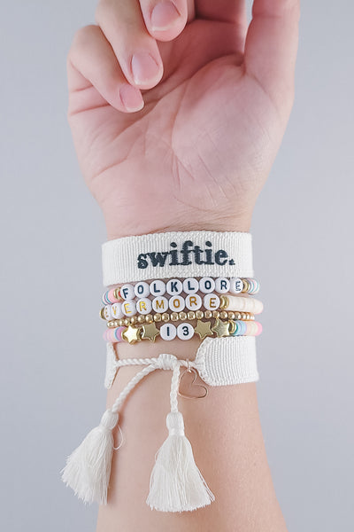 Embroidered Tassel Bracelet | swiftie.