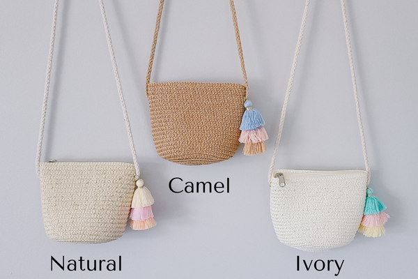 Personalized Kids Straw Purse | 3 Options