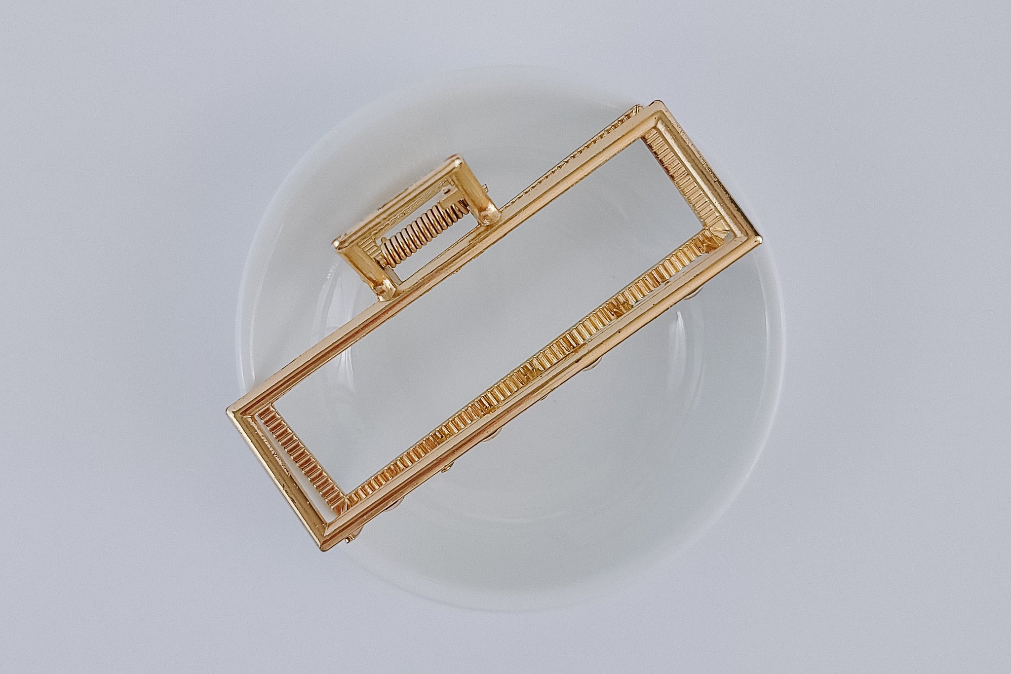 Claw Clip | Gold Rectangle