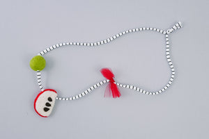 Felt Necklace | Apple Slice