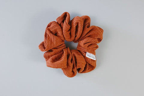 Oversized Knit Scrunchie | Pumpkin Spice