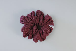 Oversized Knit Scrunchie | Bordeaux