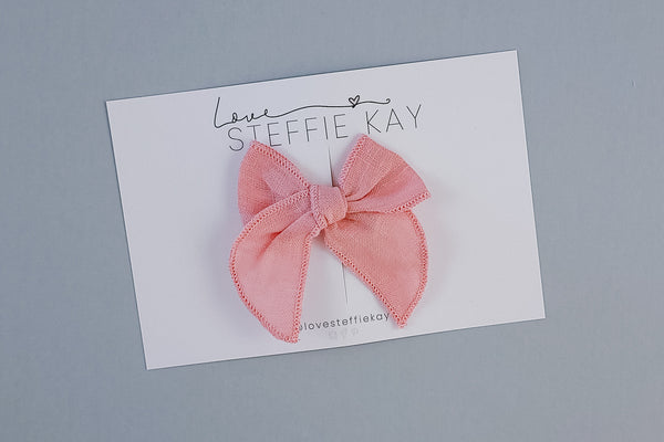 Linen Petal Bow | 8 Options