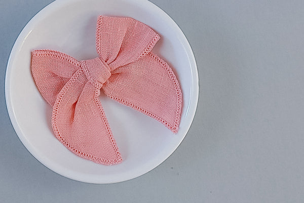 Linen Petal Bow | 8 Options