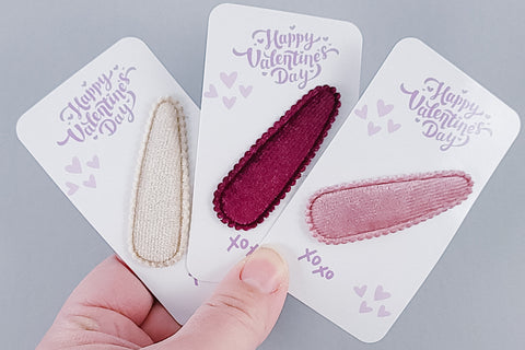 Valentine's Day Snap Clip Cards | 3 Options