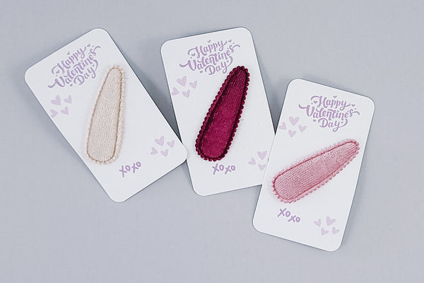 Valentine's Day Snap Clip Cards | 3 Options