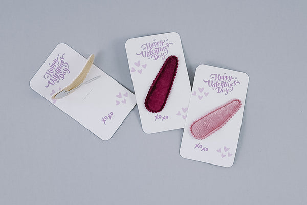 Valentine's Day Snap Clip Cards | 3 Options