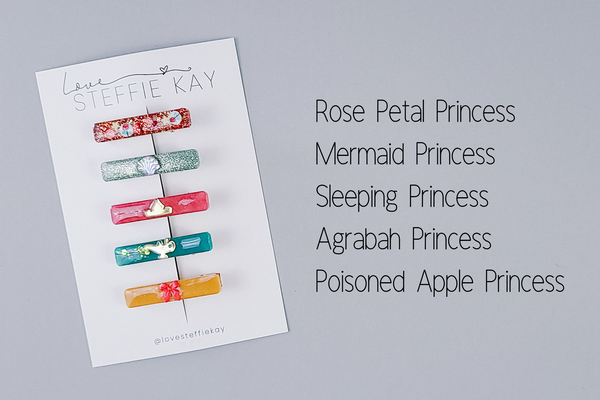 Resin Hair Clip | Princesses