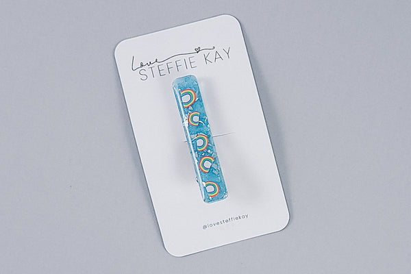 Resin Bar Clip | Tiny Rainbows