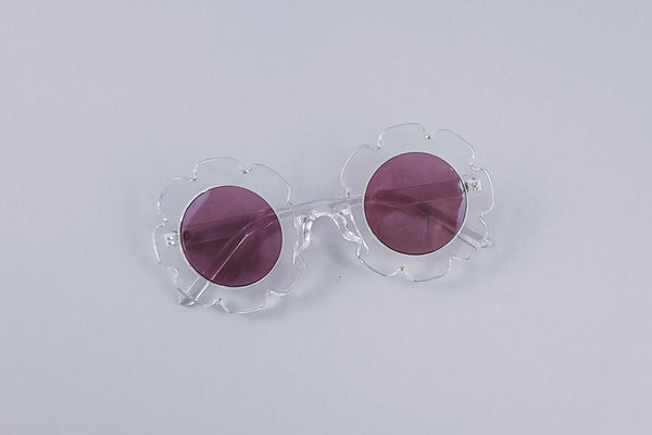 Clear Flower Kids Sunnies