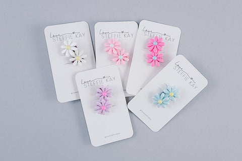 2 Pack Hair Ties | Daisies