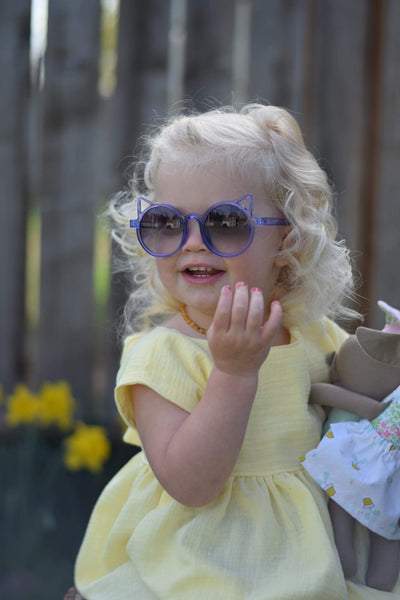 Kids Sunglasses | Purple Kitten